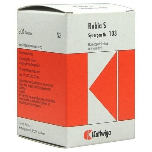 SYNERGON KOMPLEX 103 Rubia S Tabletten