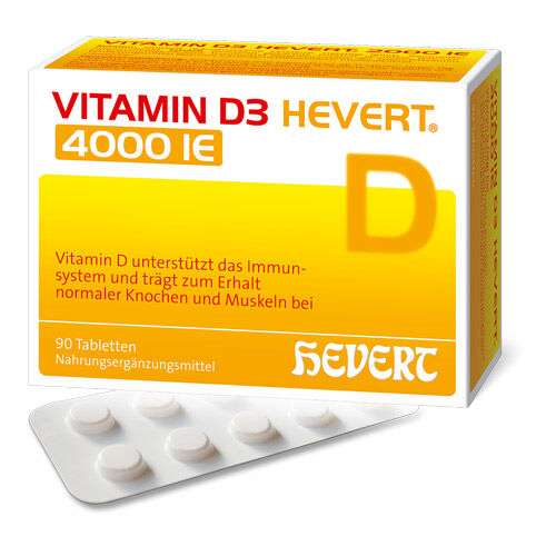 VITAMIN D3 HEVERT 4000 I.E. Tabletten