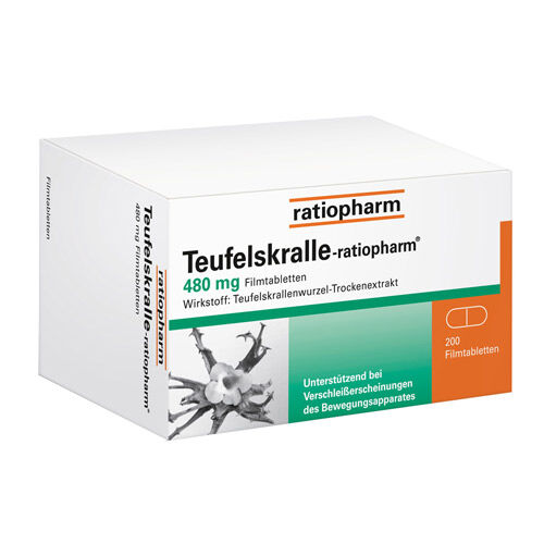 TEUFELSKRALLE-RATIOPHARM Filmtabletten