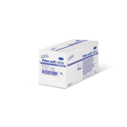 PEHA-SOFT nitrile Unt.Handsch.steril puderfrei S