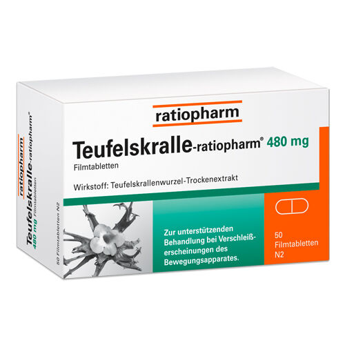 TEUFELSKRALLE-RATIOPHARM Filmtabletten