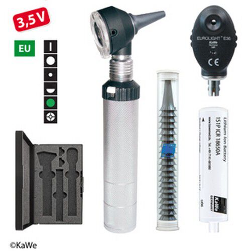 KaWe COMBILIGHT Otoskop/Ophthalmoskop-Set F.O.30/E36 (EU)