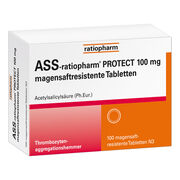 ASS-ratiopharm PROTECT 100 mg magensaftr.Tabletten