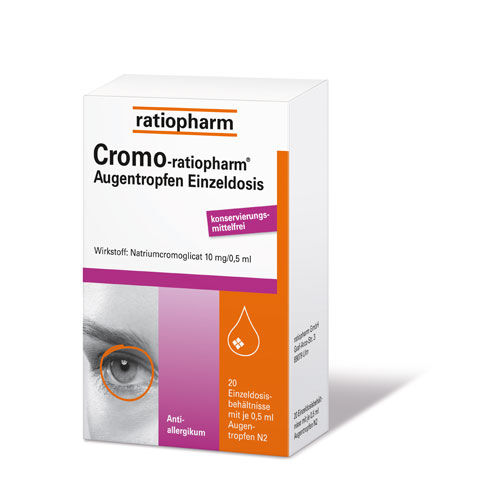 CROMO-RATIOPHARM Augentropfen Einzeldosis