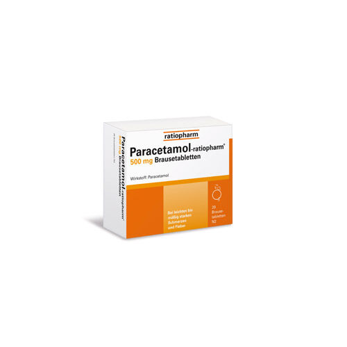 PARACETAMOL-ratiopharm 500 mg Brausetabletten