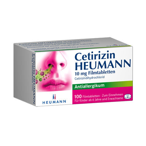 CETIRIZIN Heumann 10 mg Filmtabletten