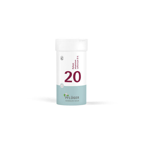 BIOCHEMIE Pflüger 20 Kalium alumin.sulfur.D 6 Tab.