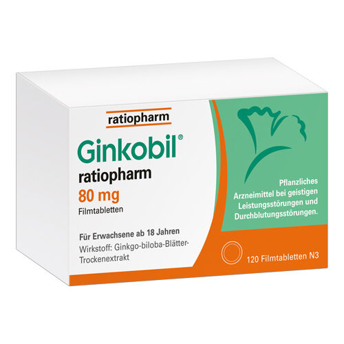 GINKOBIL-ratiopharm 80 mg Filmtabletten