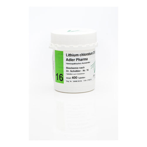 BIOCHEMIE Adler 16 Lithium chloratum D 12 Tabl.
