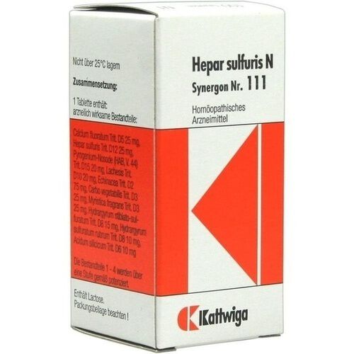SYNERGON KOMPLEX 111 Hepar sulfuris N Tabletten