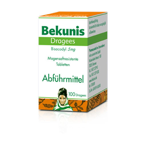 BEKUNIS Dragees Bisacodyl 5 mg magensaftres.Tabl.