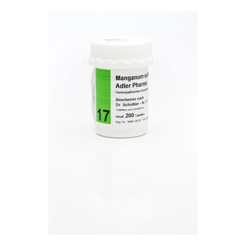 BIOCHEMIE Adler 17 Manganum sulfuricum D 12 Tabl.