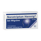 NARATRIPTAN Hennig bei Migr&auml;ne 2,5 mg Filmtabl.