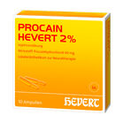 PROCAIN Hevert 2% Injektionsl&ouml;sung Ampullen