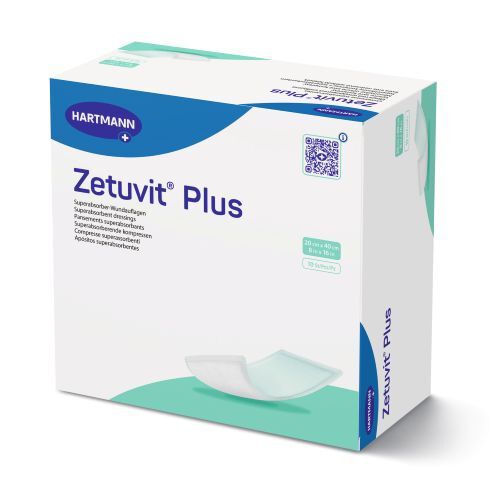 ZETUVIT Plus extrastarke Saugkompr.steril 20x40 cm