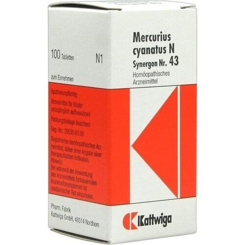 SYNERGON KOMPLEX 43 Mercurius cyanatus N Tabletten