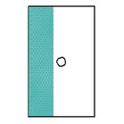 RAUCODRAPE N Lochtuch 45x75 cm 2lagig