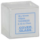 DECKGL&Auml;SER 18x18 mm