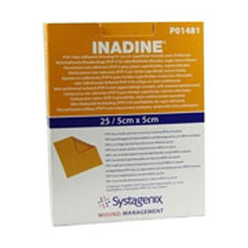 INADINE Salbengaze m.PVP-Iod 5x5 cm