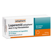 LOPERAMID-ratiopharm akut 2 mg Filmtabletten