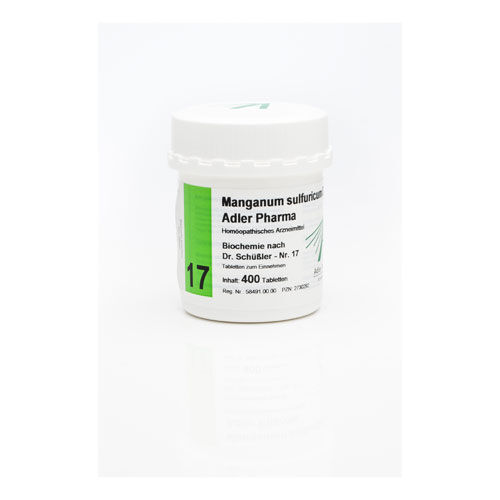 BIOCHEMIE Adler 17 Manganum sulfuricum D 12 Tabl.
