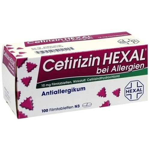CETIRIZIN HEXAL Filmtabletten bei Allergien