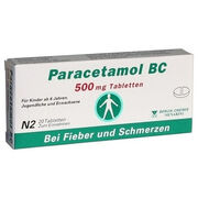 PARACETAMOL BC 500 mg Tabletten