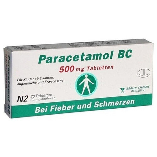 PARACETAMOL BC 500 mg Tabletten
