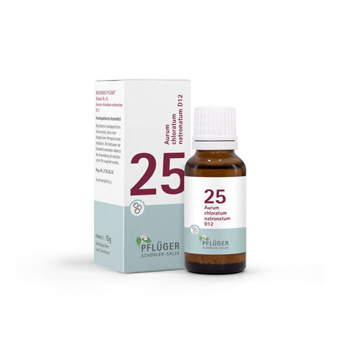 BIOCHEMIE Pflüger 25 Aurum chlorat.natron.D 12 Gl.