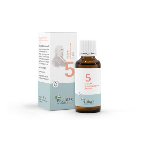 BIOCHEMIE Pflüger 5 Kalium phosphoricum D 6 Tropf.