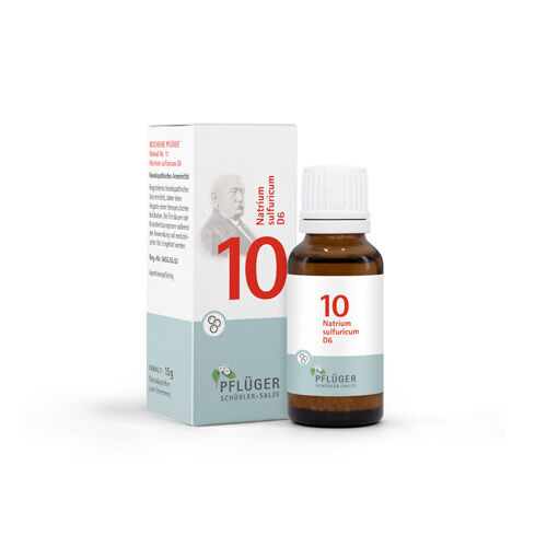 BIOCHEMIE Pflüger 10 Natrium sulfuricum D 6 Glob.