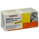 ASS + C-ratiopharm gegen Schmerzen Brausetabletten