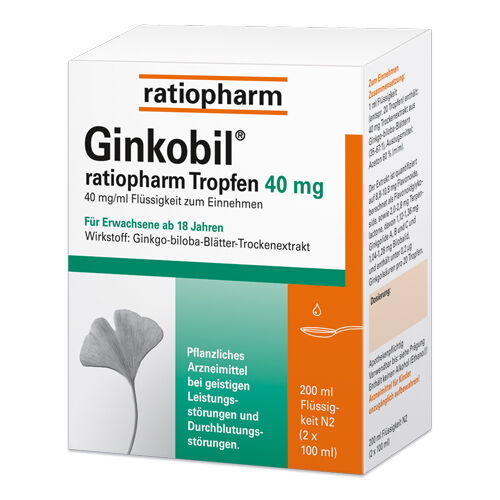 GINKOBIL-ratiopharm Tropfen 40 mg