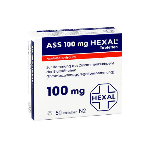 ASS 100 mg HEXAL Tabletten