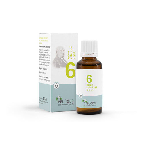 BIOCHEMIE Pflüger 6 Kalium sulfuricum D 6 Tropfen