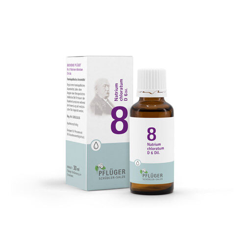 BIOCHEMIE Pflüger 8 Natrium chloratum D 6 Tropfen