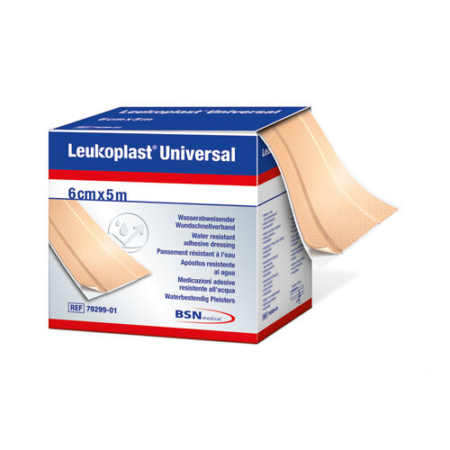 LEUKOPLAST Universal Pfl.wasserabw.6 cmx5 m Rolle