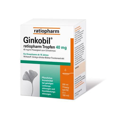 GINKOBIL-ratiopharm Tropfen 40 mg